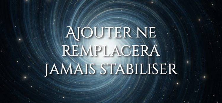 #39 Pourquoi un aliment puissant ne stabilise rien Ajouter ne remplacera jamais stabiliser